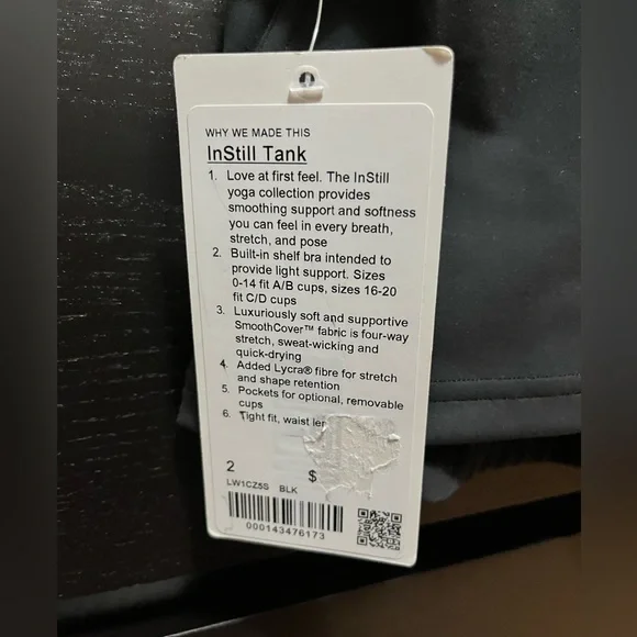 Instill Black Racerback Tank - Picture 4 of 8